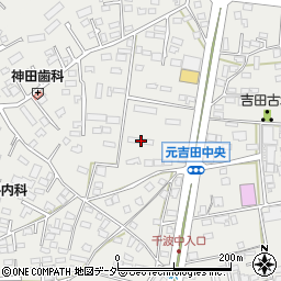 茨城県水戸市元吉田町111-2周辺の地図