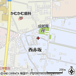 茨城県ひたちなか市西赤坂3989周辺の地図
