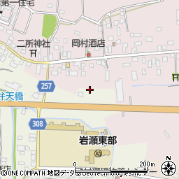 茨城県桜川市友部189周辺の地図