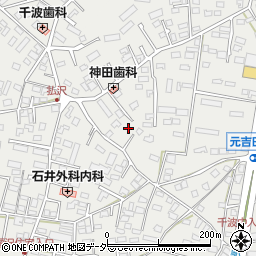 茨城県水戸市元吉田町99周辺の地図