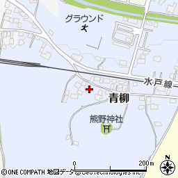 茨城県桜川市青柳162周辺の地図