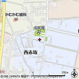 茨城県ひたちなか市西赤坂3995周辺の地図