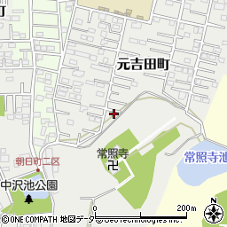 茨城県水戸市元吉田町2832周辺の地図