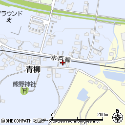 茨城県桜川市青柳34周辺の地図