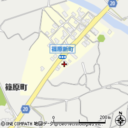 石川県加賀市篠原新町１-168周辺の地図