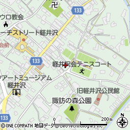 WARP 軽井沢店周辺の地図