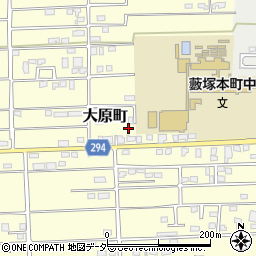 群馬県太田市大原町663周辺の地図