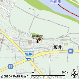 長野県上田市塩川坂井周辺の地図