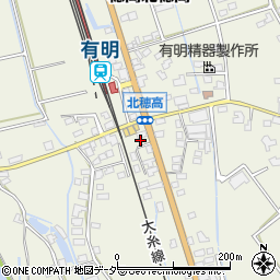 長野県安曇野市穂高北穂高2264-37周辺の地図