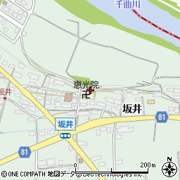 長野県上田市塩川（坂井）周辺の地図