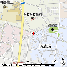 茨城県ひたちなか市西赤坂4007周辺の地図