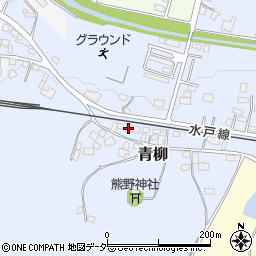 茨城県桜川市青柳132周辺の地図