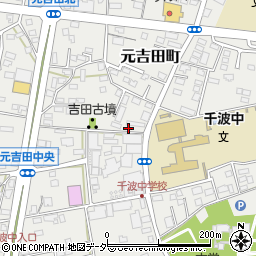 茨城県水戸市元吉田町342周辺の地図