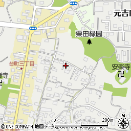 茨城県水戸市元吉田町2421-1周辺の地図
