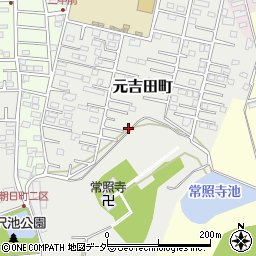 茨城県水戸市元吉田町2822-2周辺の地図
