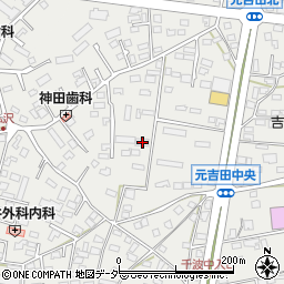 茨城県水戸市元吉田町104周辺の地図