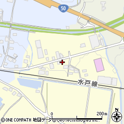 茨城県桜川市水戸202-1周辺の地図