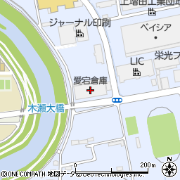 愛宕倉庫前橋事業所周辺の地図