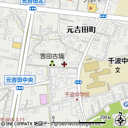 茨城県水戸市元吉田町343-3周辺の地図
