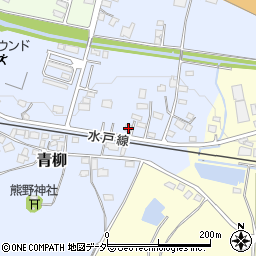 茨城県桜川市青柳23周辺の地図