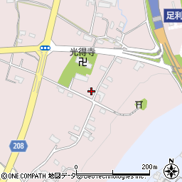 栃木県足利市菅田町898周辺の地図