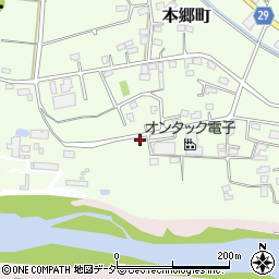 群馬県高崎市本郷町274周辺の地図