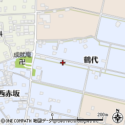 茨城県ひたちなか市鶴代周辺の地図