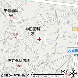 茨城県水戸市元吉田町98周辺の地図