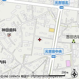 茨城県水戸市元吉田町112-2周辺の地図
