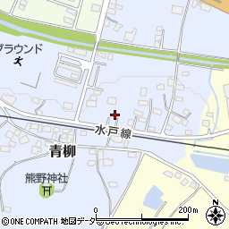 茨城県桜川市青柳26周辺の地図