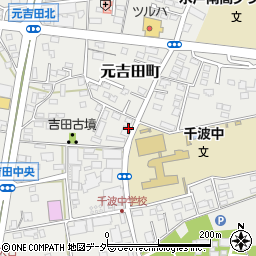 茨城県水戸市元吉田町360周辺の地図