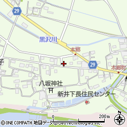 群馬県高崎市本郷町223-1周辺の地図