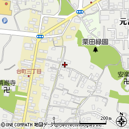 茨城県水戸市元吉田町2423-3周辺の地図
