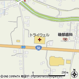 トライウェル桜川店周辺の地図