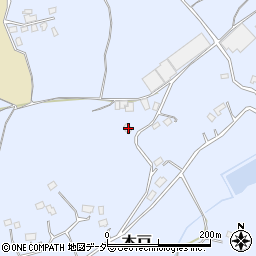茨城県笠間市本戸646周辺の地図