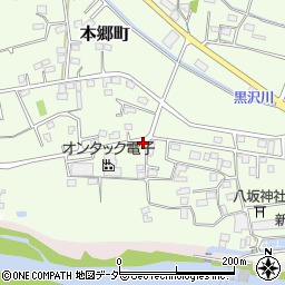 群馬県高崎市本郷町250周辺の地図