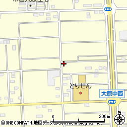 群馬県太田市大原町1656-18周辺の地図