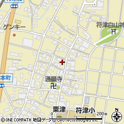 石川県小松市符津町カ周辺の地図