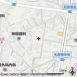 茨城県水戸市元吉田町87-1周辺の地図