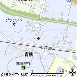 茨城県桜川市青柳29周辺の地図