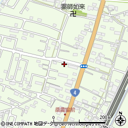 栃木県小山市羽川407周辺の地図