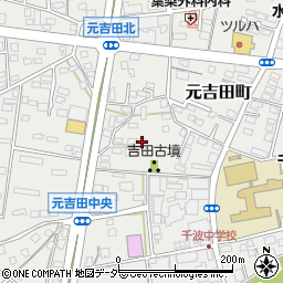 茨城県水戸市元吉田町352-7周辺の地図