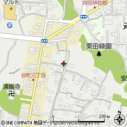 茨城県水戸市元吉田町2417-2周辺の地図