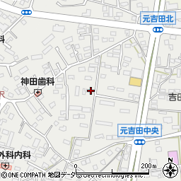 茨城県水戸市元吉田町87-7周辺の地図