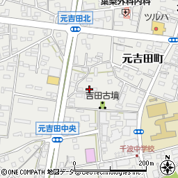 茨城県水戸市元吉田町352-8周辺の地図