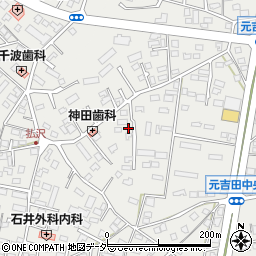 茨城県水戸市元吉田町93-5周辺の地図