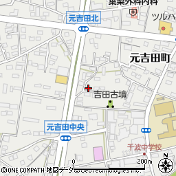 茨城県水戸市元吉田町352-9周辺の地図