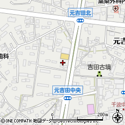 茨城県水戸市元吉田町119周辺の地図