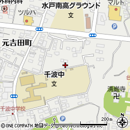 茨城県水戸市元吉田町583周辺の地図