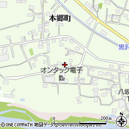 群馬県高崎市本郷町250-5周辺の地図